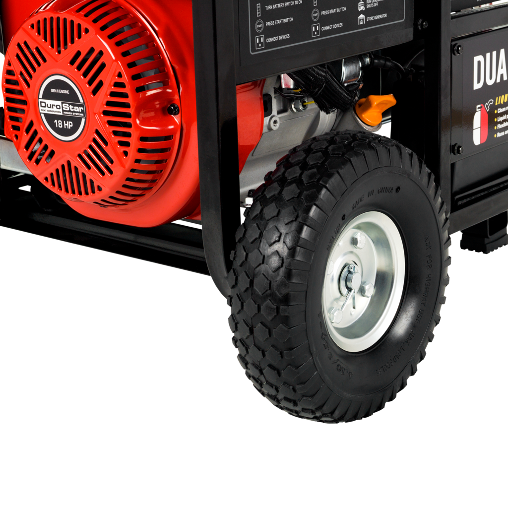 DuroStar DS13000EH 13,000-Watt Portable Hybrid Gas Propane Generator