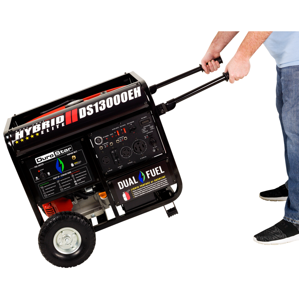 DuroStar DS13000EH 13,000-Watt Portable Hybrid Gas Propane Generator