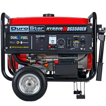DuroStar DS5500EH 5500-Watt Electric Start Dual Fuel Hybrid Portable Generator