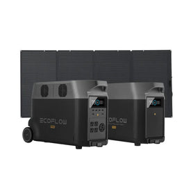 EcoFlow DELTA Pro with Smart Extra Battery and 400W Solar Panel