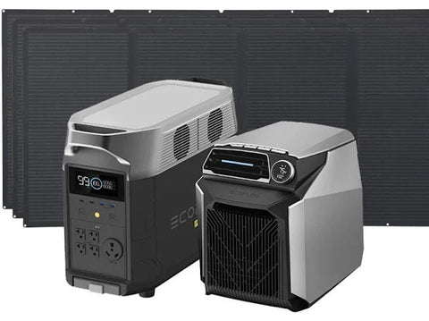 Image of EcoFlow Wave Portable Air Conditioner + DELTA Pro +400 Watt Panel