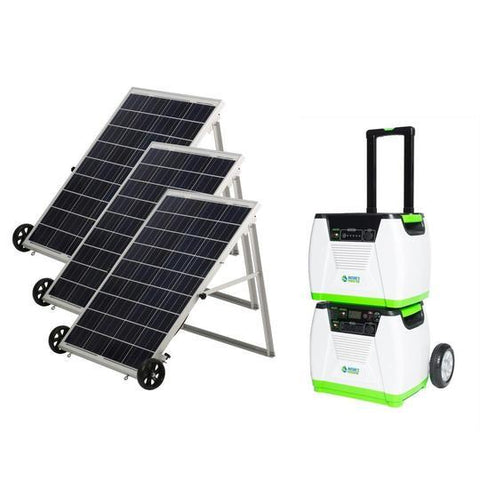Image of Nature's Generator - PLATINUM System - Solar Powered Generator - Full Solar Power System - Solar Generator