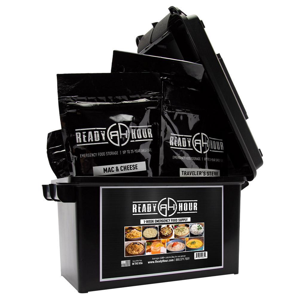 Ready Hour 1-Week Food Supply Ammo Can (2,000+ calories/day)