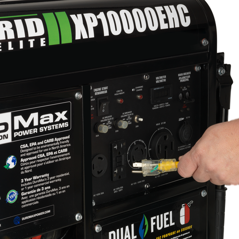 10,000-Watt Dual Fuel Hybrid Portable Generator for Canada