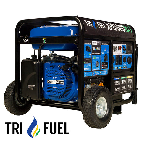 13,000 Watt Tri Fuel Portable HXT Generator w/ CO Alert