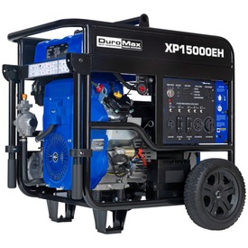 DuroMax XP15000EH 15000-Watt V-Twin Electric Start Dual Fuel Hybrid Portable Generator