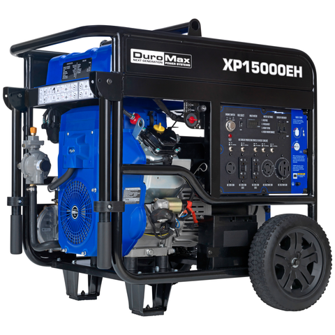 Image of DuroMax XP15000EH 15000-Watt V-Twin Electric Start Dual Fuel Hybrid Portable Generator