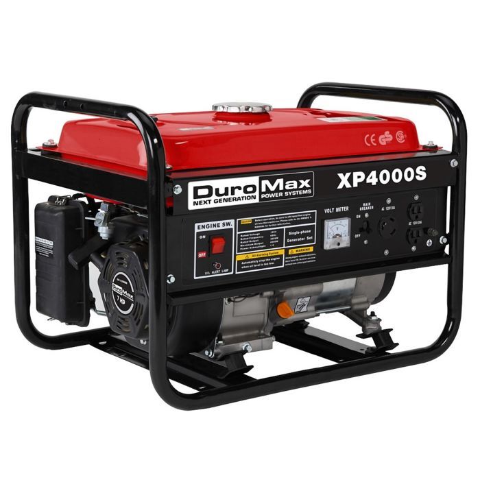 DuroMax XP4000S 4000-Watt 7-Hp Air Cooled OHV Gas Engine Portable RV Generator