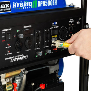 DuroMax XP8500EH 8500-Watt Electric Start Dual Fuel Hybrid Portable Generator