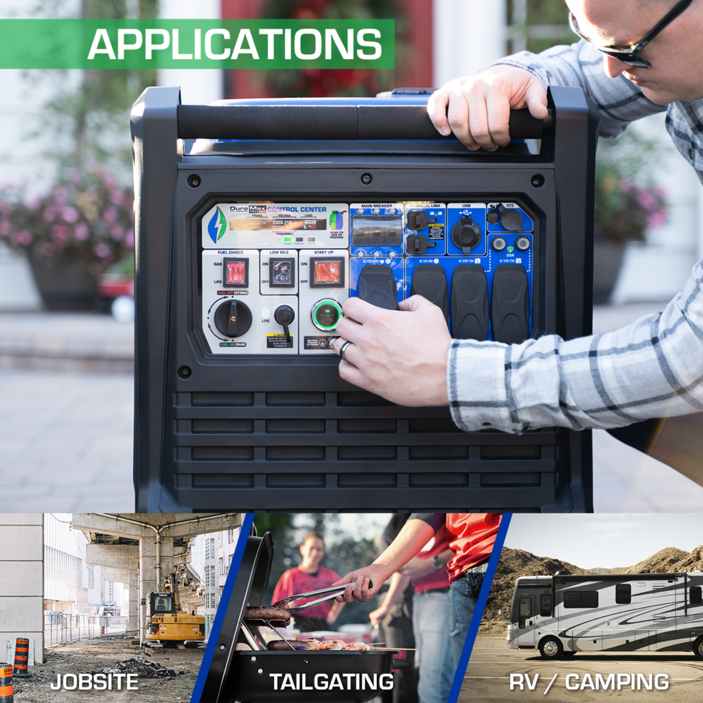 DuroMax XP13000EH Hybrid Gas Propane Generator – FullOffGrid.com