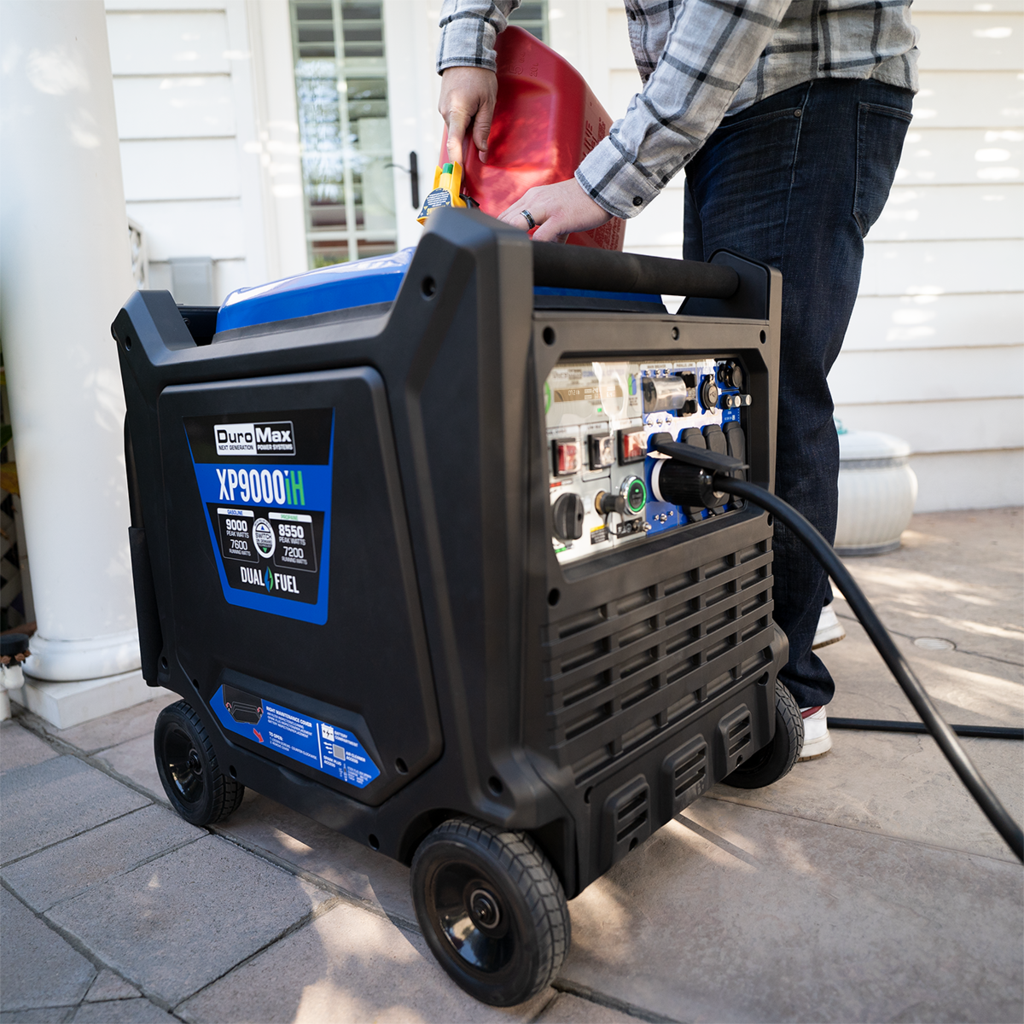 DuroMax XP9000iH 9000-Watt 459cc Dual Fuel Digital Inverter Hybrid Portable Generator