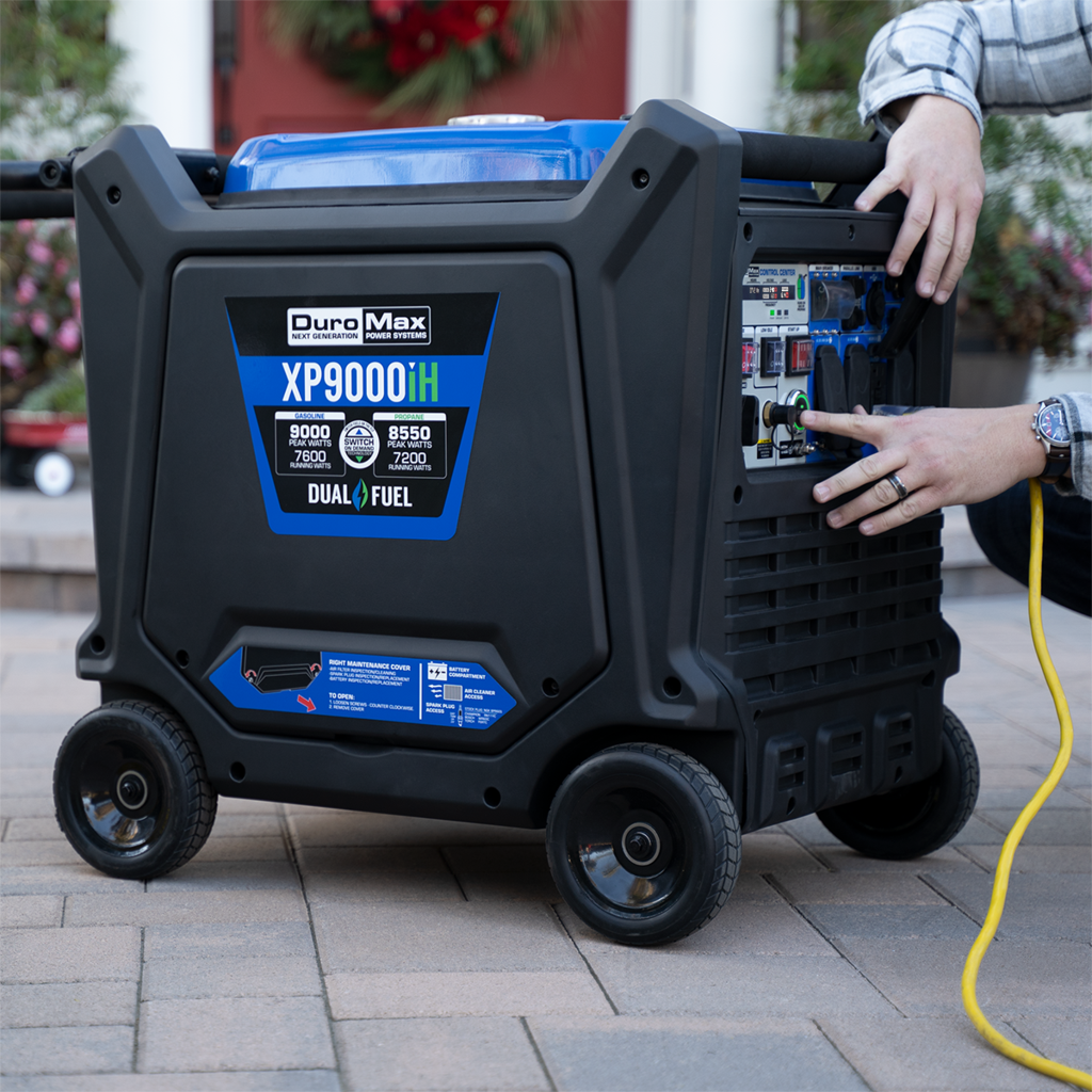 DuroMax XP9000iH 9000-Watt 459cc Dual Fuel Digital Inverter Hybrid Portable Generator
