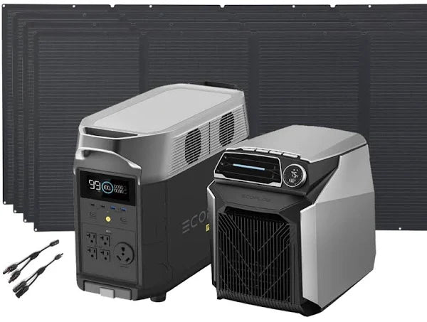 EcoFlow Wave Portable Air Conditioner + DELTA Pro +400 Watt Panel