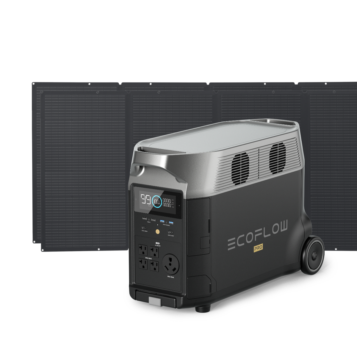 EcoFlow DELTA Pro with 400W Solar Panel