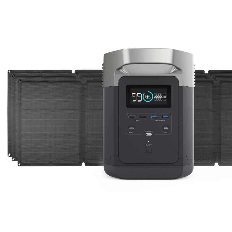 EcoFlow DELTA 1300 Solar Generator & Panel  1800 WATT Complete Power System