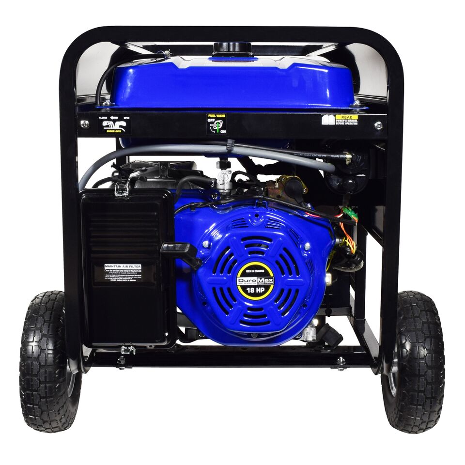 DuroMax XP10000EH 10000-Watt Electric Start Dual Fuel Hybrid Portable Generator