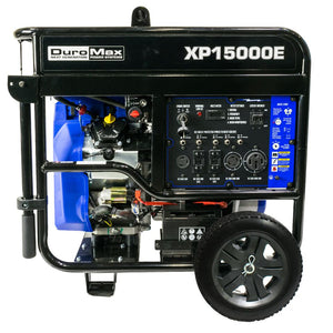 DuroMax XP15000E 15000-Watt V-Twin Gas Powered Electric Start Portable Generator