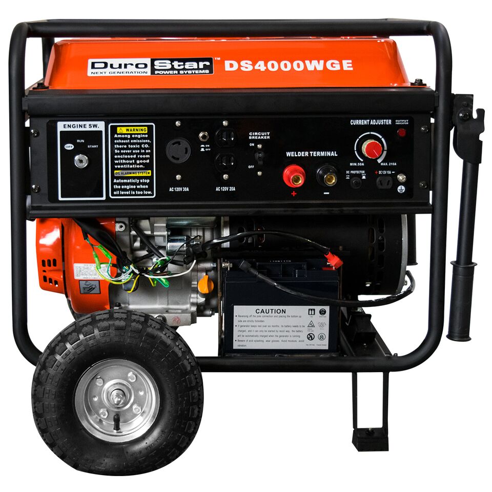 DuroStar DS4000WGE Portable 210 Amp Welding Generator