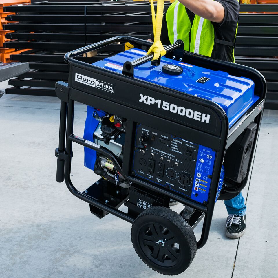 DuroMax XP15000EH 15000-Watt V-Twin Electric Start Dual Fuel Hybrid Portable Generator