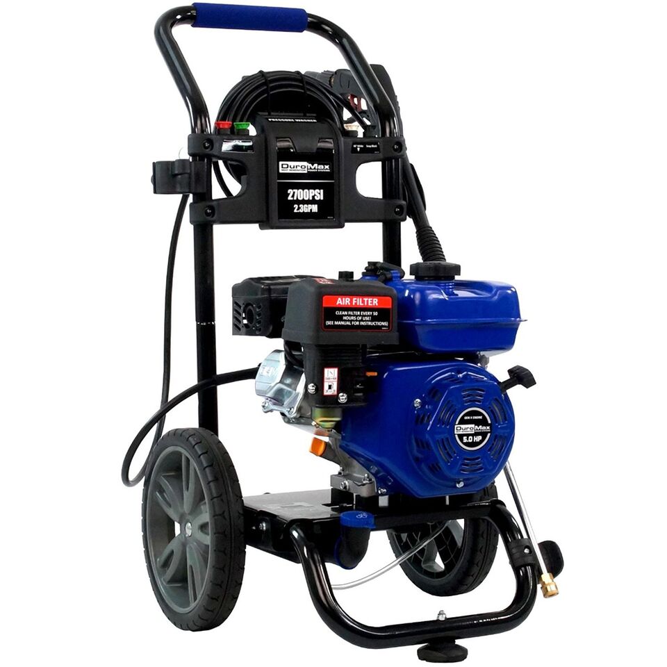 DuroMax XP2700PWS 2700 PSI 2.3 GPM 5 HP Gas Engine Pressure Washer