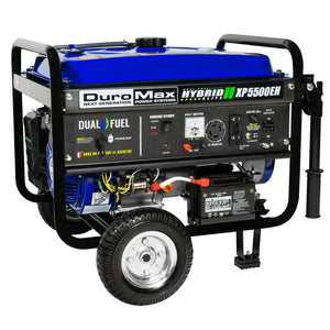 DuroMax XP5500EH 5,500 Watt 7.5 HP Portable Electric Start Gas Propane Generator