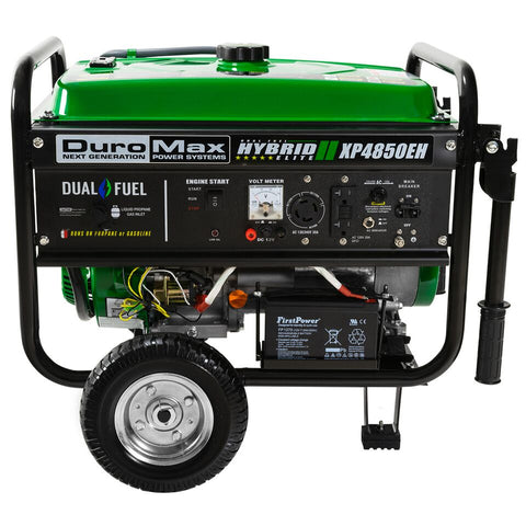 Image of DuroMax XP4850EH 4850 watt Dual Fuel Hybrid generator w/ Electric Start