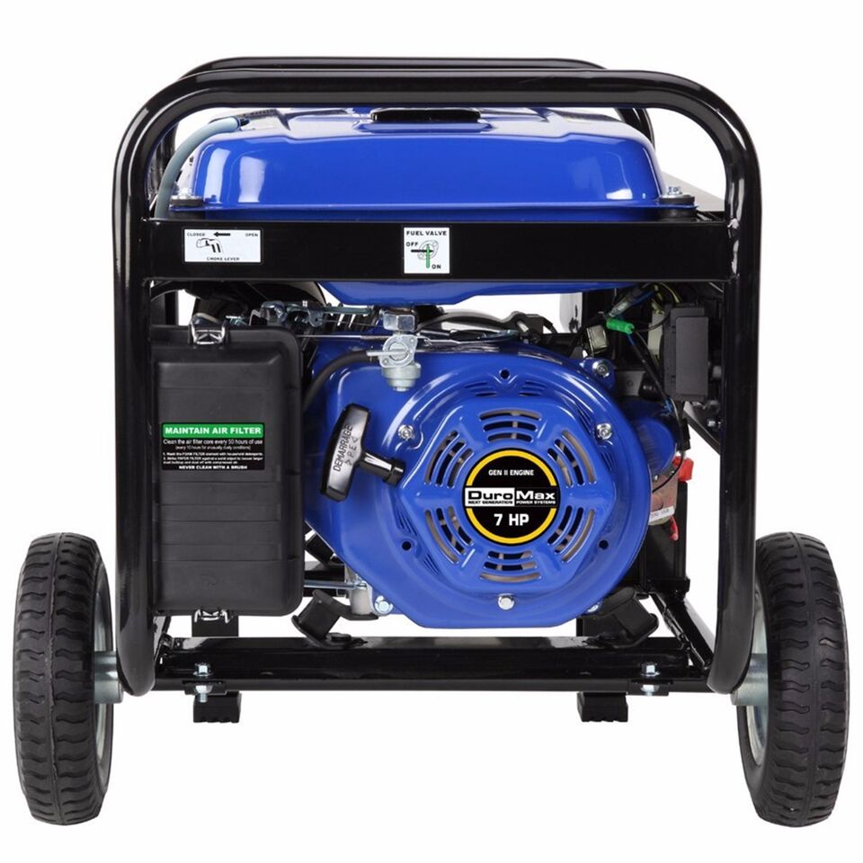 DuroMax XP4400EH 4400-Watt Electric Start Dual Fuel Hybrid Portable Generator
