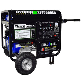 DuroMax XP10000EH 10000-Watt Electric Start Dual Fuel Hybrid Portable Generator