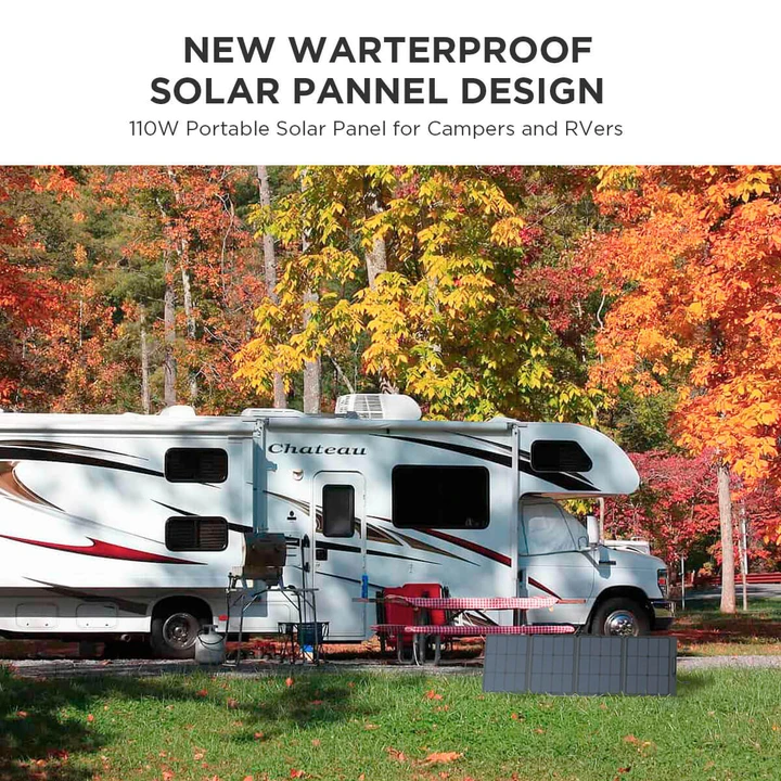 EcoFlow DELTA 1300 Solar Generator and 4 110w Solar Panels 1800 WATT Solar Power System