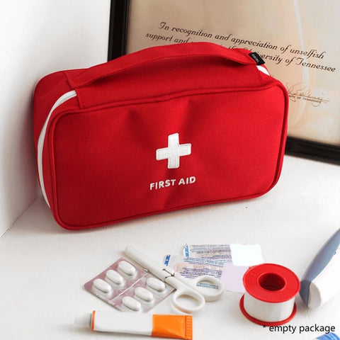 Image of First Aid Kit For Medicines Outdoor Camping Medical Bag Survival Handbag Emergency Kits Travel Set Portable