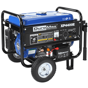 DuroMax XP4400E 4400-Watt 7-Hp RV Grade Gas Generator w/ Electric Start and Wheel Kit